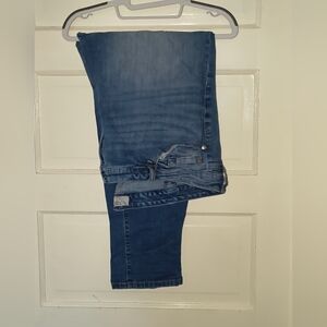 Women's Straight Leg Jeans - Blue